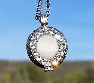 Moonstone White light Heart Sedona Portal Crystal